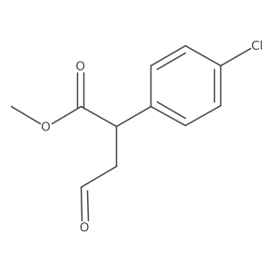 Methyl 2-(4-chlorophenyl)-4-oxobutanoate Structure