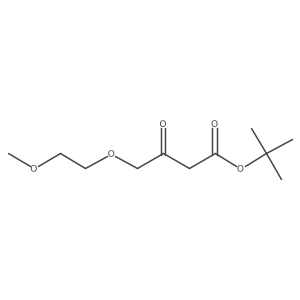 Tert-butyl 4-(2-methoxyethoxy)-3-oxobutanoate结构式