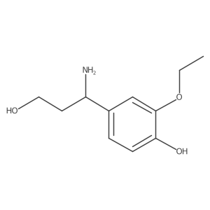 I(3)-Amino-3-ethoxy-4-hydroxybenzenepropanol结构式