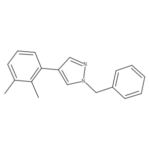 1-Benzyl-4-(2,3-dimethylphenyl)-1H-pyrazole Structure