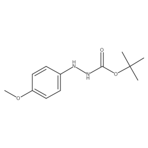 N'-(4-methoxy-phenyl)-hydrazinecarboxylic acid tert-butyl ester Structure