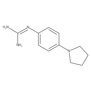 1-[4-(Pyrrolidin-1-yl)phenyl]guanidine Structure