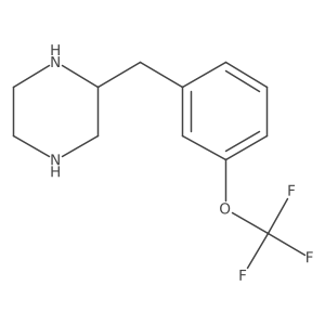 2-(3-Trifluoromethoxy-benzyl)-piperazine结构式
