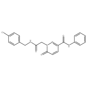 1-(2-((4-chlorobenzyl)amino)-2-oxoethyl)-6-oxo-N-phenyl-1,6-dihydropyridazine-3-carboxamide Structure