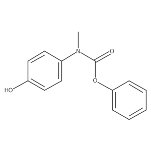 phenyl N-(4-hydroxyphenyl)-N-methylcarbamate Structure