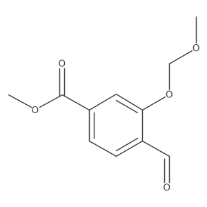 4-Formyl-3-(methoxymethoxy)benzoic acid methyl ester结构式
