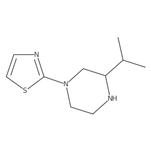 2-(3-Propan-2-ylpiperazin-1-yl)-1,3-thiazole结构式