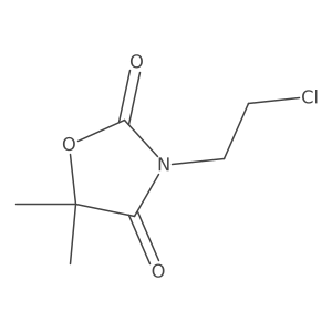 3-(2-Chloroethyl)-5,5-dimethyl-1,3-oxazolidine-2,4-dione Structure