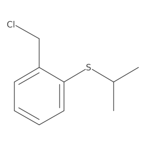 1-(Chloromethyl)-2-(propan-2-ylsulfanyl)benzene Structure