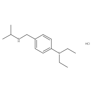 N,N-Diethyl-4-{[(propan-2-yl)amino]methyl}aniline hydrochloride Structure