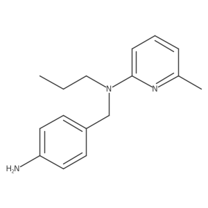 N-[(4-Aminophenyl)methyl]-6-methyl-N-propyl-2-pyridinamine Structure