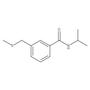 n-Isopropyl-3-((methylthio)methyl)benzamide结构式