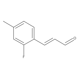 3-(2-Fluoro-4-methylphenyl)prop-2-enal Structure