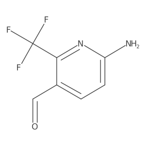 6-Amino-2-(trifluoromethyl)nicotinaldehyde Structure