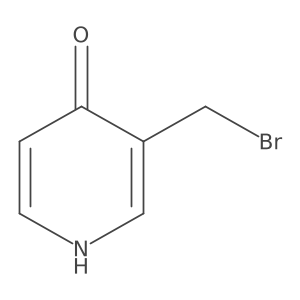 3-(Bromomethyl)pyridin-4-ol结构式