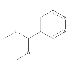 4-(Dimethoxymethyl)pyridazine结构式