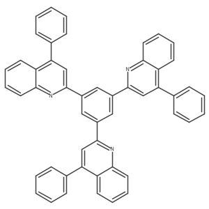 1,3,5-Tris(4-phenylquinolin-2-yl)benzene Structure