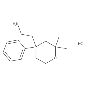 2-(2,2-Dimethyl-4-phenyltetrahydro-2H-pyran-4-yl)ethanamine hydrochloride结构式