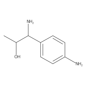 1-Amino-1-(4-aminophenyl)propan-2-OL结构式