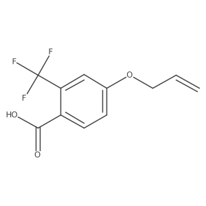 4-(Allyloxy)-2-(trifluoromethyl)benzoic acid Structure