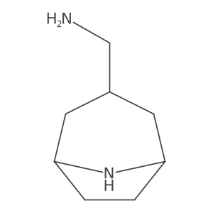 {8-Azabicyclo[3.2.1]octan-3-yl}methanamine Structure