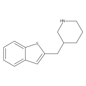 3-(Benzo[b]thiophen-2-ylmethyl)piperidine Structure