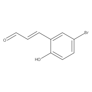 3-(5-Bromo-2-hydroxyphenyl)prop-2-enal结构式