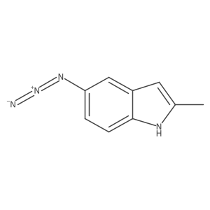 2-methyl-5-azido-1H-indole Structure