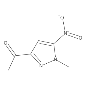 1-(1-methyl-5-nitro-pyrazol-3-yl)ethanone Structure