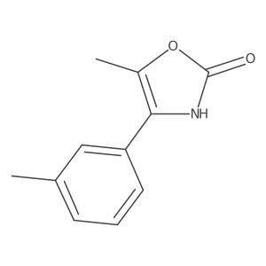 5-methyl-4-(m-tolyl)oxazol-2(3H)-one Structure