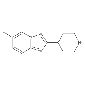 6-Methyl-2-(Piperidin-4-Yl)-[1,2,4]Triazolo[1,5-A]Pyridine Structure