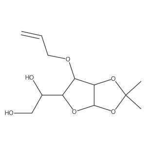3-O-Allyl-1,2-o-isopropylidene-alpha-d-galactofuranose Structure