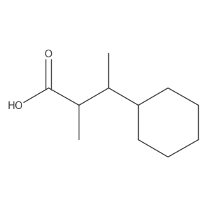 3-Cyclohexyl-2-methylbutanoic acid Structure