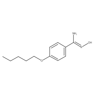 N-Hydroxy-4-(pentyloxy)benzenecarboximidamide Structure