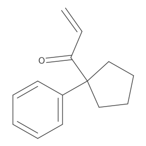 1-(1-Phenylcyclopentyl)prop-2-en-1-one结构式