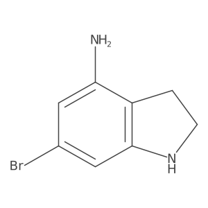 6-Bromoindolin-4-amine结构式