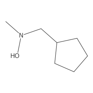 N-(cyclopentylmethyl)-N-methylhydroxylamine Structure