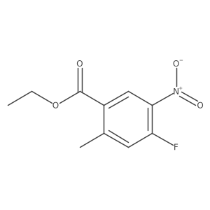 Ethyl 4-fluoro-2-methyl-5-nitrobenzoate Structure
