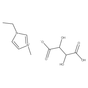 3-Ethyl-1-methyl-1H-imidazol-3-ium (2R,3R)-3-carboxy-2,3-dihydroxypropanoate结构式