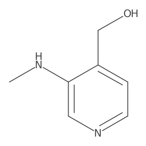 (3-(Methylamino)pyridin-4-yl)methanol Structure