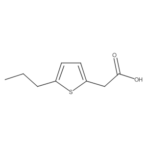 2-(5-Propylthiophen-2-yl)acetic acid结构式