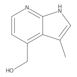 {3-methyl-1H-pyrrolo[2,3-b]pyridin-4-yl}methanol Structure