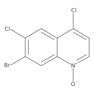 7-Bromo-4,6-dichloroquinoline N-oxide结构式