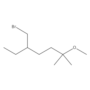 5-(Bromomethyl)-2-methoxy-2-methylheptane Structure