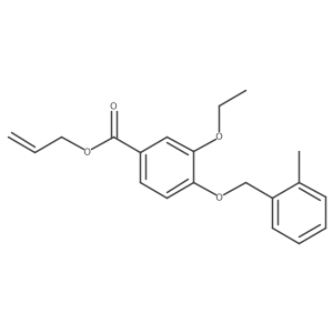 Allyl 3-ethoxy-4-((2-methylbenzyl)oxy)benzoate结构式