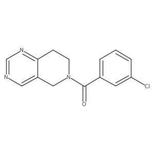 (3-chlorophenyl)(7,8-dihydropyrido[4,3-d]pyrimidin-6(5H)-yl)methanone Structure