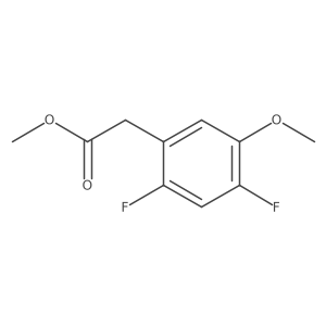Methyl 2,4-difluoro-5-methoxyphenylacetate Structure