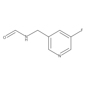 N-[(5-Fluoropyridin-3-YL)methyl]formamide结构式
