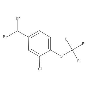4-(Dibromomethyl)-2-chloro-(trifluoromethoxy)benzene Structure