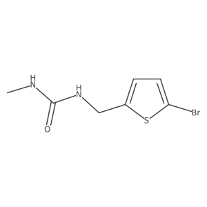 1-((5-Bromothiophen-2-yl)methyl)-3-methylurea Structure